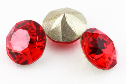 Vintage Swarovski Article 1100 Light Siam Chaton (29ss)-General Bead