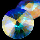 Swarovski 1122 Crystal AB Rivoli (12mm, 14mm, 16mm, 18mm)