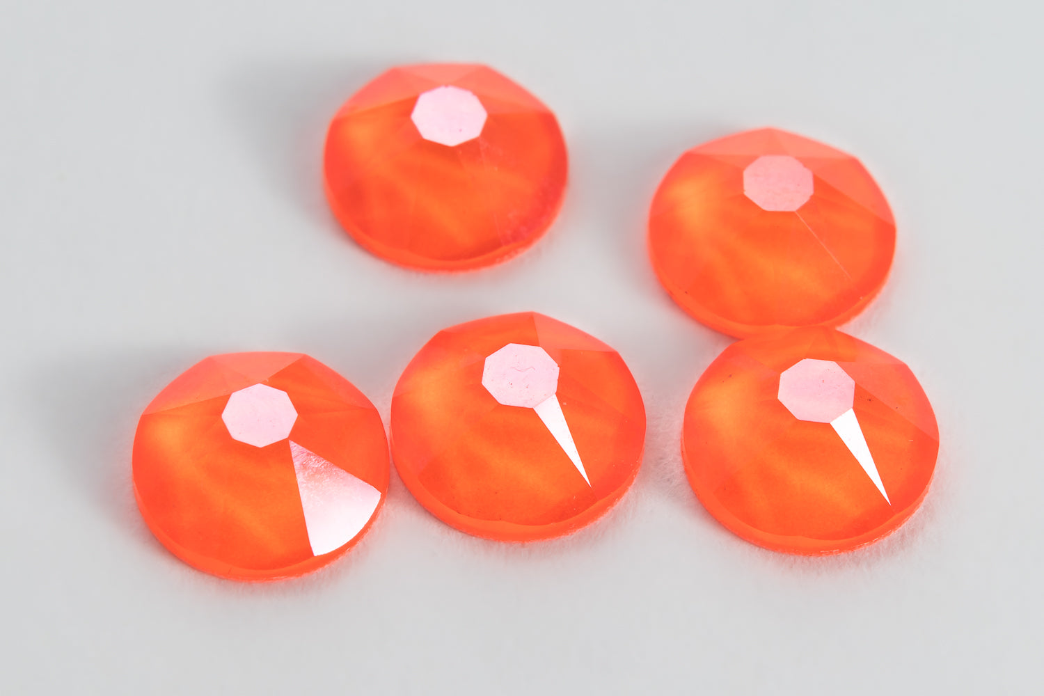 Swarovski 2088 Crystal Electric Orange Flat Back Rhinestone (16ss
