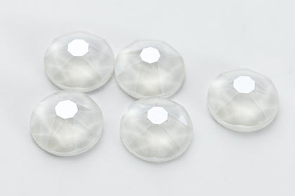 Swarovski 2088 Crystal Electric White Flat Back Rhinestone (12ss, 16ss, 30ss)