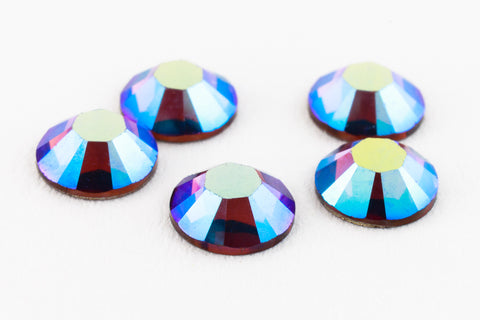 Swarovski 2058 Smoked Topaz AB Flatback Rhinestone (5ss,12ss, 16ss, 20ss)-General Bead