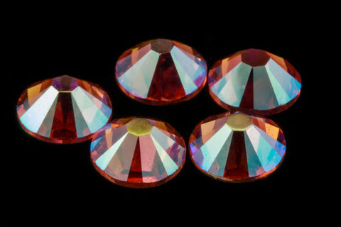 Swarovski 2058/2088 Light Rose AB Flat Back Rhinestone (7ss, 9ss