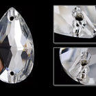 Swarovski 3230 10.5mm x 18mm Crystal Pear 2 Hole Sew-On-General Bead