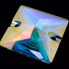 Swarovski 3240 22mm Crystal AB Square 2 Hole Sew-On-General Bead