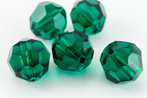 Swarovski 5000 Emerald Faceted Bead-General Bead