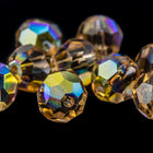 Swarovski 5000 Light Colorado Topaz AB Faceted Bead-General Bead