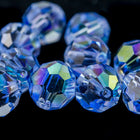 Swarovski 5000 Light Sapphire AB Faceted Bead-General Bead