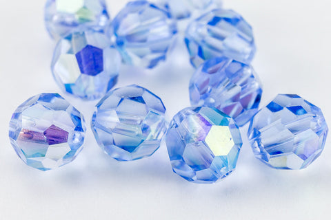 Swarovski 5000 Light Sapphire AB Faceted Bead-General Bead