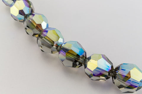 Swarovski 5000 Black Diamond AB Faceted Bead-General Bead