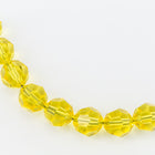 Swarovski 5000 8mm Citrine Faceted Bead-General Bead