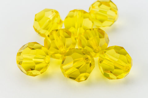 Swarovski 5000 8mm Citrine Faceted Bead-General Bead