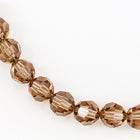 Swarovski 5000 Light Smoked Topaz Faceted Bead-General Bead