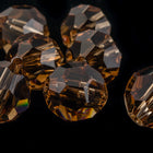Swarovski 5000 Light Smoked Topaz Faceted Bead-General Bead