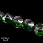 Vintage Swarovski 5101 8mm Green Tourmaline AB Faceted Pill Bead-General Bead