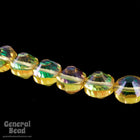 Vintage Swarovski 5101 8mm Light Topaz AB Faceted Pill Bead-General Bead