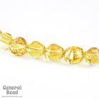Vintage Swarovski 5101 8mm Light Topaz AB Faceted Pill Bead-General Bead
