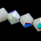 Swarovski 5328 4mm White Alabaster AB 2X Bicone