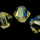 Swarovski 5328 Jonquil AB 2X Bicone (3mm, 4mm)