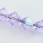 Swarovski 5328 6mm Violet AB 2X Bicone