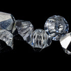 Swarovski 5301 Crystal Argent Light Bicone-General Bead