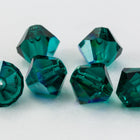 Swarovski 5301 Emerald AB Bicone-General Bead