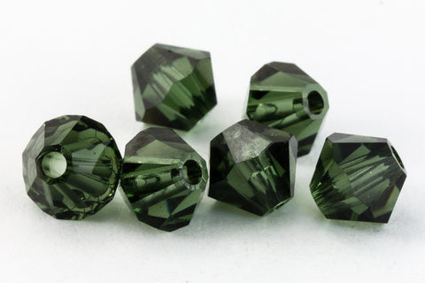 Swarovski 5301 Green Tourmaline Bicone-General Bead