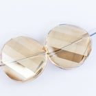 Swarovski 5621 14mm Golden Shadow Twist Bead