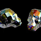 Swarovski 5750 13mm Crystal AB Skull Bead