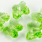 6mm Swarovski 5754 Peridot Butterfly Bead