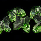 6mm Swarovski 5754 Peridot Butterfly Bead