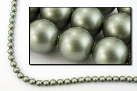 Swarovski 5810 5mm Powder Green Pearl