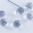 15mm x 11.5mm Swarovski 6002 Crystal Oval Disco Pendant