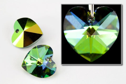 10.3mm x 10mm Swarovski 6202 Vitrail Medium Heart Drop-General Bead