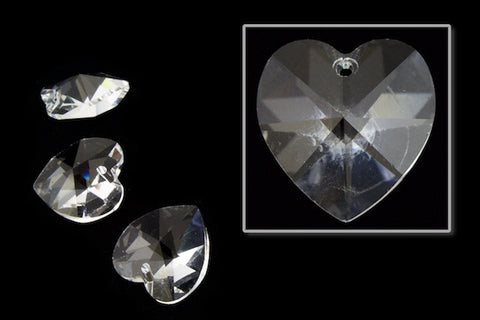 10.3mm x 10mm Swarovski 6202 Crystal Heart Drop-General Bead