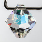 Swarovski 6301/6328 Crystal AB Top Drilled Bicone (6mm, 8mm, 10mm)