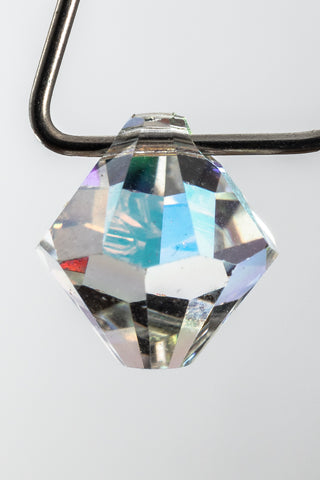 Swarovski 6301/6328 Crystal AB Top Drilled Bicone (6mm, 8mm, 10mm)