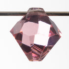 Swarovski 6301/6328 Light Rose Top Drilled Bicone (6mm, 8mm)