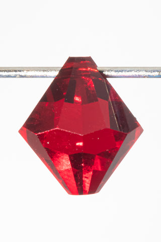 Swarovski 6301/6328 Siam Top Drilled Bicone (6mm, 8mm)