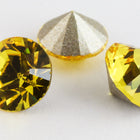 Vintage Swarovski Article 1100 Light Topaz Chaton (29ss, 39ss)-General Bead