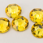 Swarovski 2058/2088 Light Topaz Flatback Rhinestone (5ss, 7ss, 9ss, 12ss, 16ss, 20ss, 30ss, 34ss)-General Bead