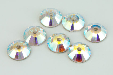 Swarovski 3000/3128 4mm Crystal AB Lochrosen Rhinestone-General Bead