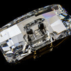 Swarovski 3093 30mm x 16mm Crystal Chessboard Button (6 Pcs)-General Bead