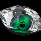 Swarovski 4775 10.5mm x 18mm Green Eye Point Back-General Bead