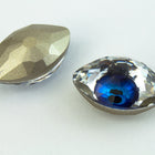 Swarovski 4775 10.5mm x 18mm Blue Eye Point Back-General Bead
