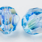 Swarovski 5000 Aqua AB Faceted Bead-General Bead