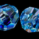 Swarovski 5000 Aqua AB Faceted Bead-General Bead