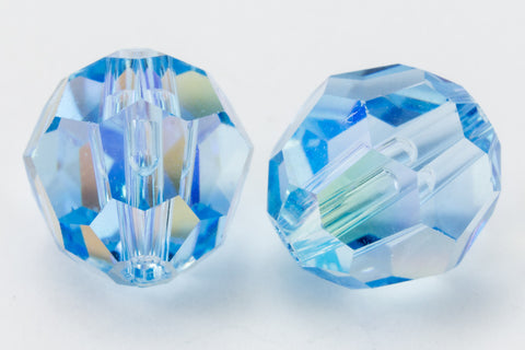 Swarovski 5000 Aqua AB Faceted Bead-General Bead