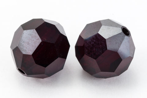 Swarovski 5000 Garnet Satin Faceted Bead-General Bead
