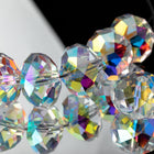Swarovski 5040 12mm Crystal AB Briolette Rondelle