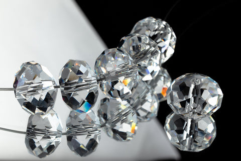 Swarovski 5040 8mm Crystal Briolette Rondelle Spacer